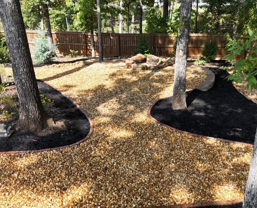 backyard walking path